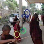 playing outside