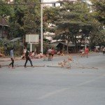 independence day footie in Yangon