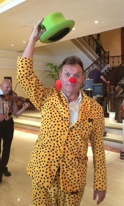 Mr Jules welcomes hotel visitors. Photographer: Alice Vernat