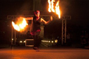 Andrea Russell, Spark Circus. Photo TJ Webster