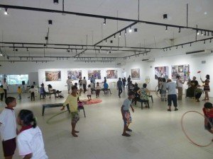 Juggling at Yangon Gallery
